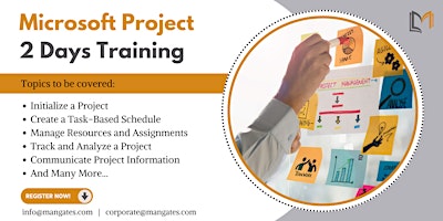 Primaire afbeelding van Microsoft Project 2 Days Training in Columbia, MD