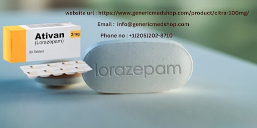 Buy Ativan Online | 2mg Strength | Genericmedshop.com primary image