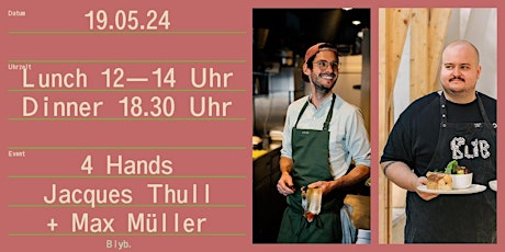 Hauptbild für 4 Hands Jacques Thull + Max Müller