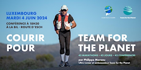 Courir pour Team For The Planet – Luxembourg