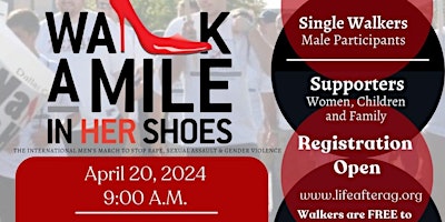 Imagen principal de Walk A Mike In Her Shoes (Lancaster Tx)