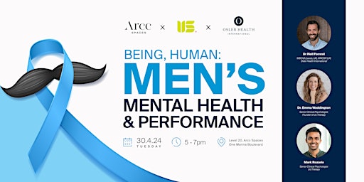 Imagem principal do evento Being, Human - Men's Mental Health & Performance