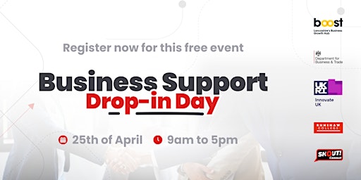 Hauptbild für Business Support Drop-in Day at Shout Connect