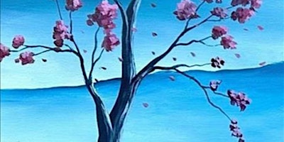 Imagem principal do evento Cherry Blossoms in the Wind - Paint and Sip by Classpop!™