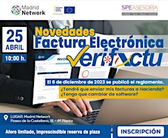 Hauptbild für Novedades en la Factura Electrónica: Verifactu