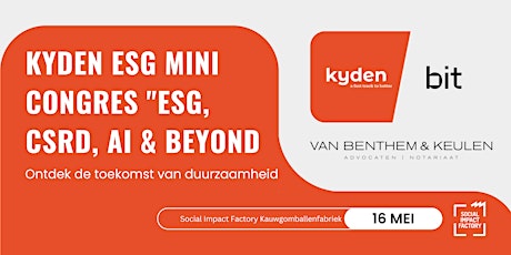 Primaire afbeelding van Kyden ESG Mini Congres "ESG, CSRD, AI & Beyond