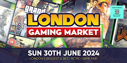 Imagem principal do evento London Gaming Market - Sunday 30th June 2024