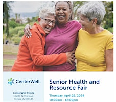 Image principale de Centerwell Senior Health & Resource Fair