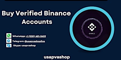 Primaire afbeelding van Top 5 Sites to Buy Verified Binance Accounts personal & Business