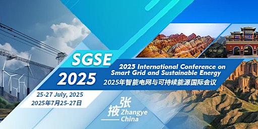 Imagen principal de International Conference on Smart Grid and Sustainable Energy (SGSE 2025)