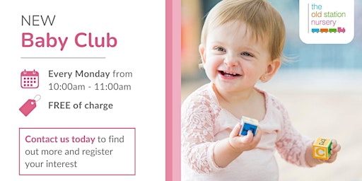 Free Baby Club: Every Monday primary image