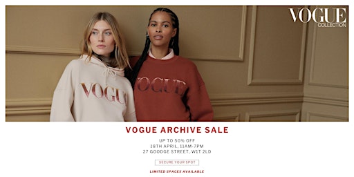 Immagine principale di Vogue Collection Archive Sale 