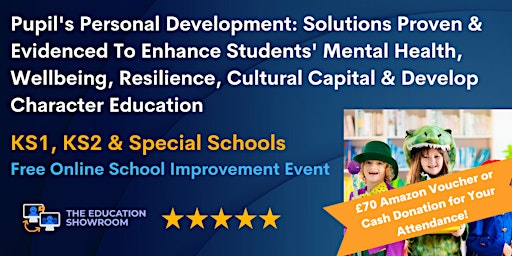 Enhance Cultural Capital, Develop Character Education & Wellbeing primary image