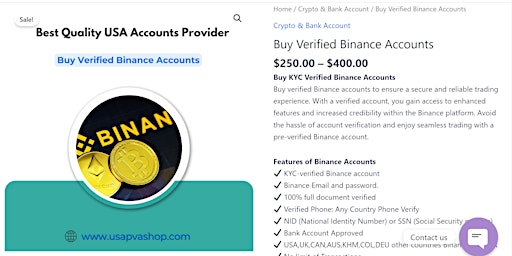 Top 5 Sites to Buy Verified Binance Accounts In This Year primary image