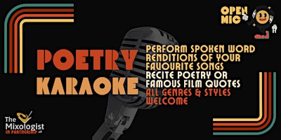 Hauptbild für Poetry Karaoke!