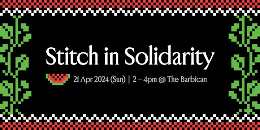 Primaire afbeelding van Stitch in solidarity Meet up