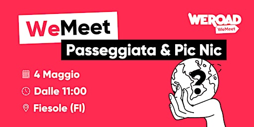 Immagine principale di WeMeet | Passeggiata & Pic Nic 