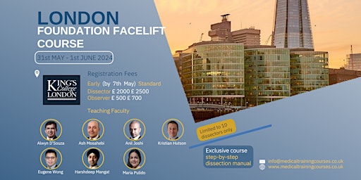 Primaire afbeelding van London Foundation Facelift Course