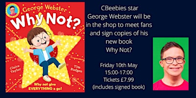 Imagem principal do evento CBeebies Star George Webster Book Signing