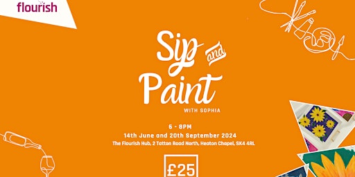 Imagem principal do evento Sip and Paint with Sophia