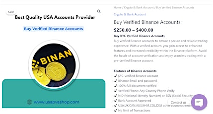 Top 3 Sites to Buy Verified Binance Accounts (New & Old