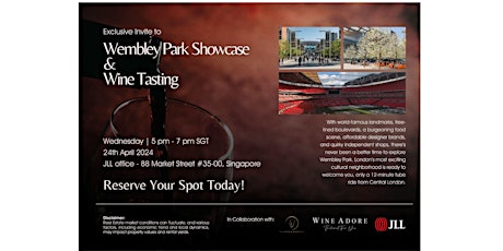 Wembley Park Gardens Development  Showcase and Wine Tasting Event