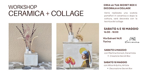 Immagine principale di Workshop Ceramica + Collage 