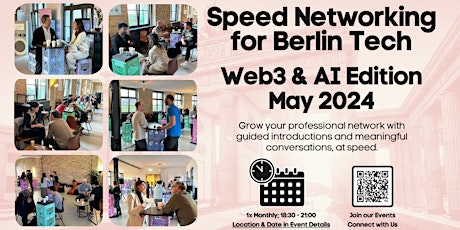 Speed Networking for Berlin Tech: Web3 & AI Edition @ w3.hub