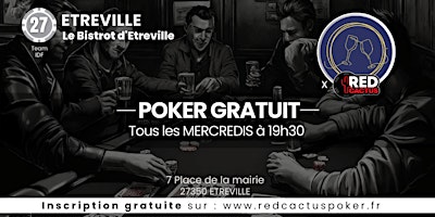Primaire afbeelding van Soirée RedCactus Poker X Le Bistrot d'Etreville à ETREVILLE (27)