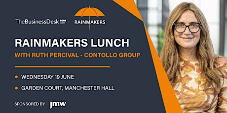 Rainmakers Lunch with Ruth Percival, CEO of Contollo Group