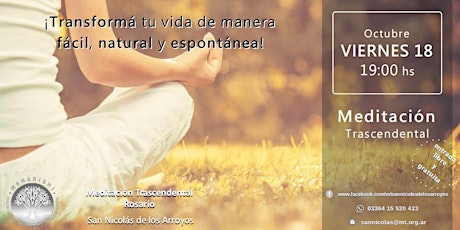 Imagen principal de San Nicolás - Charla Informativa sobre Meditación Trascendental