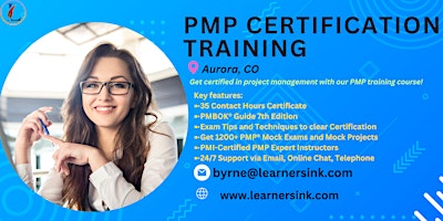 Primaire afbeelding van PMP Exam Certification Classroom Training Course in Aurora, CO
