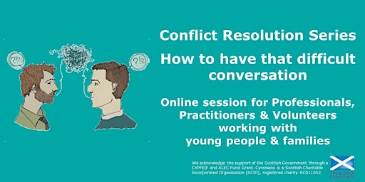 Imagen principal de ONLINE PROF/PRACT/VOL - Conflict Resolution Session Difficult Conversations