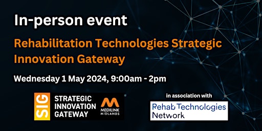 Imagem principal do evento Rehabilitation Technologies Strategic Innovation Gateway