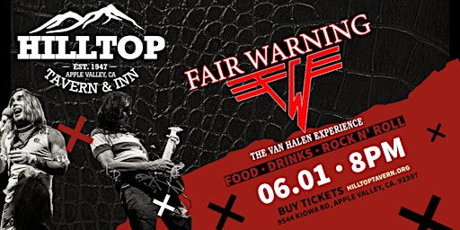 Immagine principale di Fair Warning  | The VAN HALEN Experience 