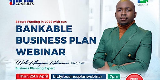 Bankable Business Plan Webinar primary image