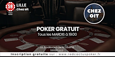 Imagem principal de Soirée RedCactus Poker X Chez oit à LILLE (59)