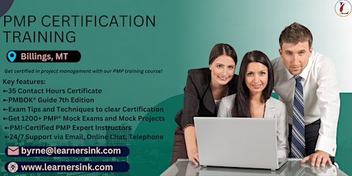 PMP Exam Certification Classroom Training Course in Billings, MT primary image