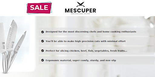Qinux Mescuper Chefs Knife Set Waste of Money Alert! primary image