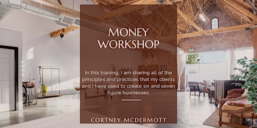 Image principale de Personal Training Seminar: Money Workshop Los Angeles