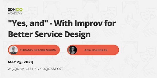 Hauptbild für "Yes, and" - With Improv for Better Service Design