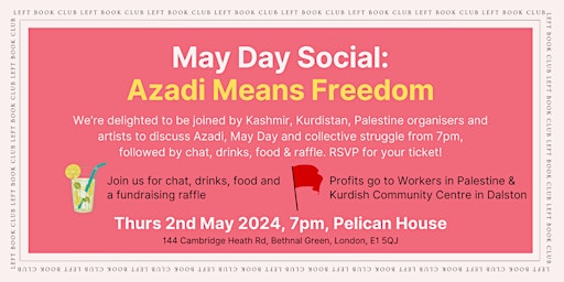 Primaire afbeelding van May Day Social: Azadi Means Freedom