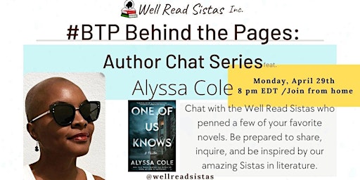 Imagen principal de #BTP Behind The Pages: Author Chat Series / Alyssa Cole