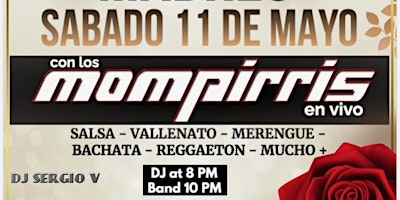 Primaire afbeelding van Spanglish Saturdays Live Music By Mompirris Saturday May 11 @ THE BLUE DOG