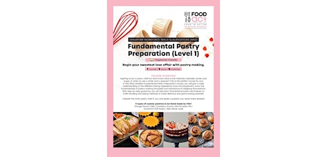 Food Act Pastry Preparation Course (Skillsfuture Funding Eligible)