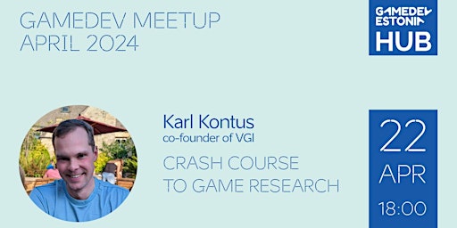 GD Meetup - Crash Course to Game Research primary image