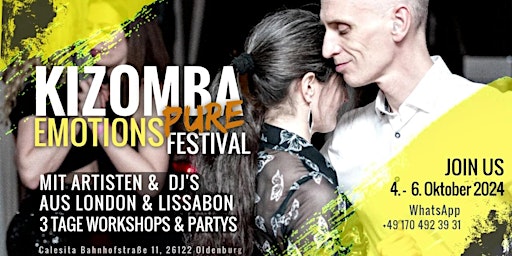 Kizomba Pure Emotions Festival in Oldenburg  primärbild