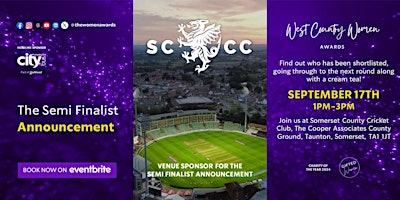West Country Women Awards - Semi Finalist's Announcement primary image