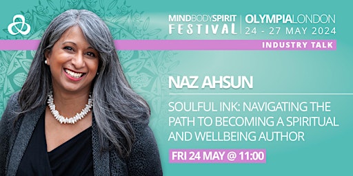 Primaire afbeelding van NAZ AHSUN: Soulful Ink:  Becoming  A Spiritual and Wellbeing Author