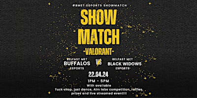 Imagen principal de Valorant Show Match BMC Esports